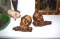 Preview: 2er Set Vintage Holz- Engel