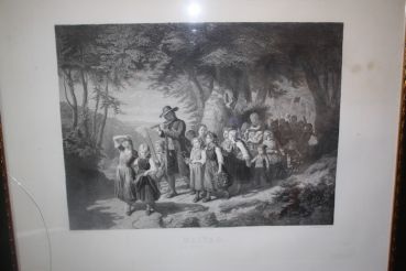 Vintage Lithografie Maitag