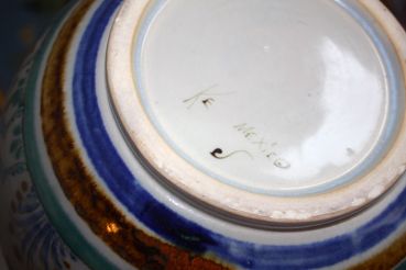Vintage Keramik Schale groß Mexiko