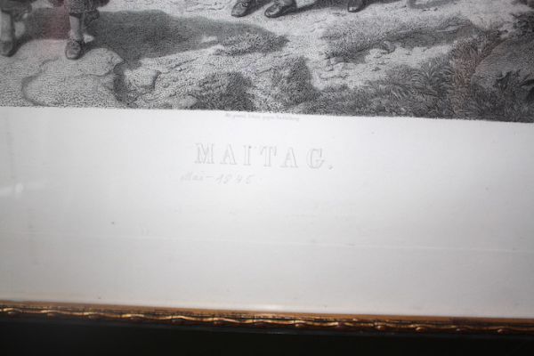 Vintage Lithografie Maitag