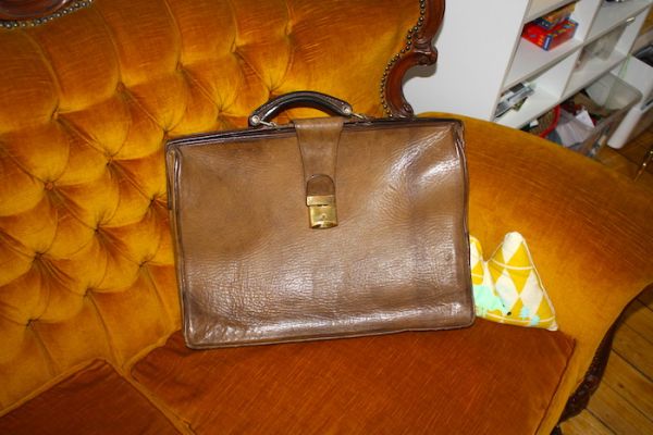 Vintage Aktentasche Leder