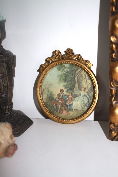 Vintage Miniaturbild Schleife rund